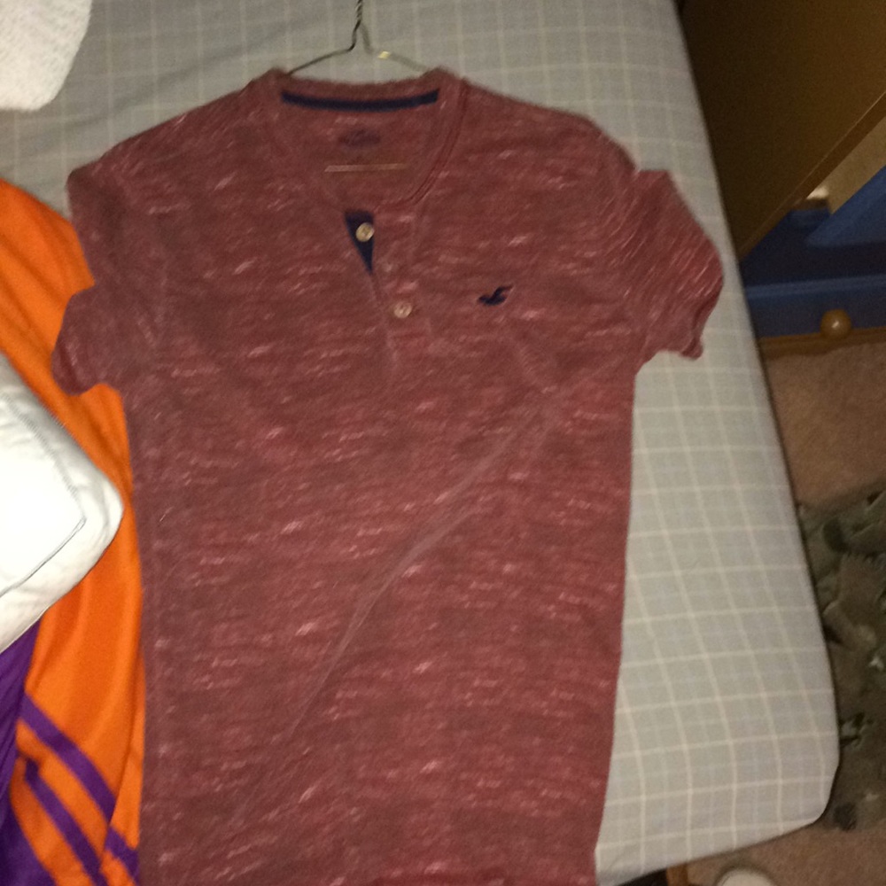 Red hollister shirt